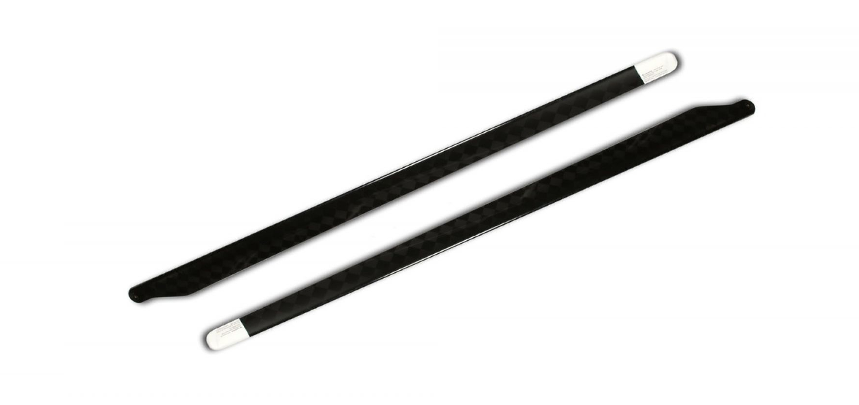 HELICOPTER MAIN ROTOR BLADE 2 X PAIRS BLACK 160MM LONG 